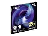 Electronics : TDK BD-R 4x 25GB Blu-ray Disc Jewel Case