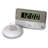 120/ 220 Volt Travel Size Alarm Clock/ Bed Shaker