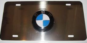 BMW Logo Chrome License Plate