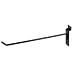 10" Slatwall Hook -Black -Box of 96