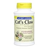 Cat's Claw Inner Bark Standardized - Promotes Immune Function, 60 vegicaps., (Nature s Answer)