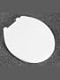 Church 300TC Biscuit/Linen round closed front plastic toilet seat with cover