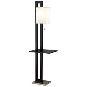 Tray Table Floor Lamp on Amazon Com  Black Rectangle Tray Table Floor Lamp  Home Improvement