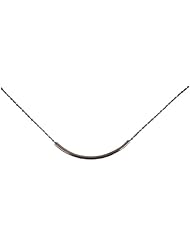 Dogeared Black Sterling Silver Balance Tube Bar Boxed 18" Necklace