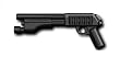 Tactical Shotgun (Black) - LEGO Compatible Minifigure Piece