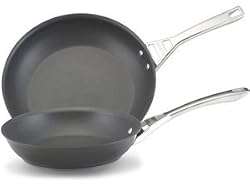 Circulon Infinite Hard Anodized Nonstick 10-Inch & 12-Inch Open Skillets Twin Pack