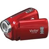Vivitar DVR508 High Definition Digital Video Camcorder with 1.8 LCD Screen with 4x Digital Zoom (Red)