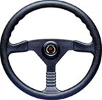 Teleflex SW59291P Marine Black Champion Steering Wheel