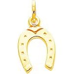 gold horseshoe charm