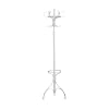 Oslo Victorian White Wood 12 Hook Coat Stand