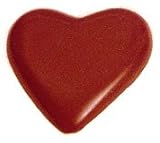 Chocolate Mold: Heart 28 mm x 25 mm x 10 mm deep. 35 cavities