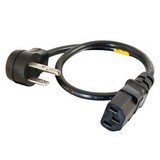 C2G / Cables to Go 27900 1.5 feet Universal Flat Panel Power Cord