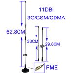 11DBi 3G/GSM/CDMA Network Antenna (FME Connector)