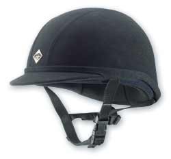 Charles Owen JR8 Junior Helmet - Black