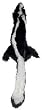 SPOT SKINNEEEZ PLUSH SKUNK 24"