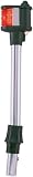Perko 1212DP2CHR 12.5 Chrome Removable Bi-Color Marine Pole and Utility Light