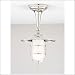 Tools & Hardware : 2911-PN - Hudson Valley Rockford 1-Light Semi-Flush in Polished Nickel