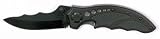 Liner Lock Knife with bead blasted black blade