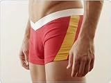 Go Softwear Red and Gold V-Front Slash Boxers
