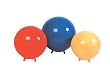 Cando Exercise Ball with Feet - 18 inches - Yellow, Item- 30-1891