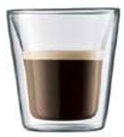 Bodum Canteen 3oz Double Wall Borosilicate Espresso Shot Glass