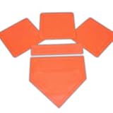 Orange Throw Down Bases-5 Piece