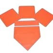 Orange Throw Down Bases-5 Piece