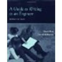 A Guide to Writing as an Engineer by Beer, David F., McMurrey, David A. [Wiley, 2009] (Paperback) 3rd Edition [Paperback]
