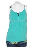 Plaid Henley Babydoll Cami