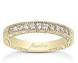 18kt Gold Antique Diamond Wedding Band (.28 ct. tw.)
