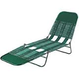 FOLDING LOUNGE PVC GREEN