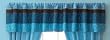 Choppy Blue Valance