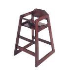 G.E.T. Mahogany Finish Wooden Stackable Hi-Chair