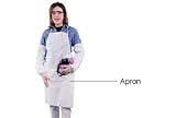 Disposable Tyvek Apron. Package of 100