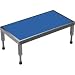Vestil AHT-H-1936-SS Stainless Steel Adjustable Work-Mate Stand with Ergo Matting Deck, 500 lbs Capacity, 36" Length x 19" Width Deck, 10" - 16" Height