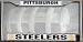 Pittsburgh Steelers Chrome License Plate Frame