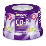 MEM32024620 CD-R80 Cool Color CD-R Discs, 80 minutes/700MB, Slimline Jewel Case, 20-Pack