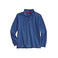 Boys' Half-zip Sueded Jersey Mock Turtleneck