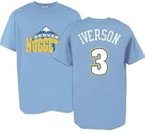 Denver Nuggets #3 Iverson Name and Number T-Shirt