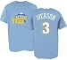 Denver Nuggets #3 Iverson Name and Number T-Shirt (Adult X-Large)
