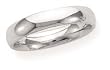 14k White Gold 4mm Comfort Fit Men's Wedding Band