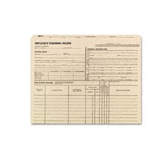 Quality Park 69999 Quality Park Employee Record Jackets, 11-3/4x9-1/2, 11Pt. Manila, 100/Box
