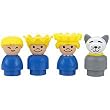 Little People 50th Birthday Nostalgic Figure Four-Pack - King, Queen, Girl, Cat