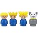 Little People 50th Birthday Nostalgic Figure Four-Pack - King, Queen, Girl, Cat