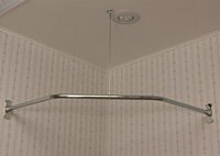 Clawfoot Tub Shower Enclosure - Corner Ring NEO Angle