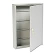 Buddy Products 200 Key Cabinet, Steel, 3 x 22 x 16 Inches, Gray (1200-6)