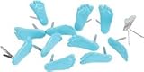 Eyelet Outlet Brads Blue Feet 12/Pkg QBRD-652; 3 Items/Order
