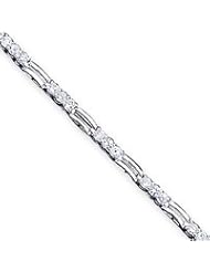 Sterling Silver CZ Bracelet