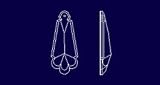 101 mm 4 30% Lead Crystal Pendeloque #906-101