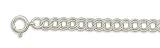 Sterling Silver Child-Size Light Chain Bracelet, 6 in, 4.5mm wide